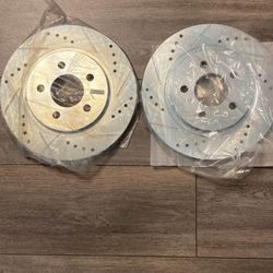 Power Stop Evolution Cross Drilled Rear Rotors 