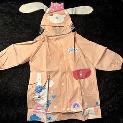 Little girls, rain jacket