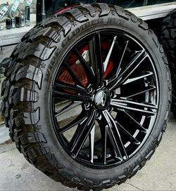 20” Chevy Silverado GMC Sierra Replica Wheels & Tires Off-Road Tahoe Yukon Escalade Suburban Rines Y