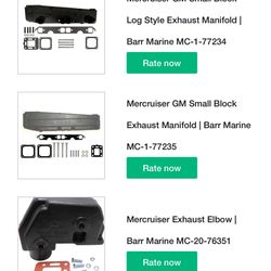 Mercruiser Exhaust Manifolds And Risers