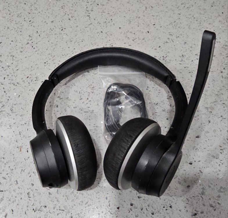 MPOW HC5 Bluetooth Headset with mic noise canceling Office/Trucker/business-Black