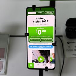 Motorola G Stylus 2025 is only $0.00 when you bring your number!