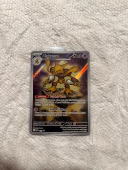 Alakazam Holo Pokémon Trading Card