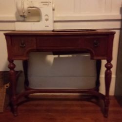 Sewing Desk with Kenmore Sewing Machine 