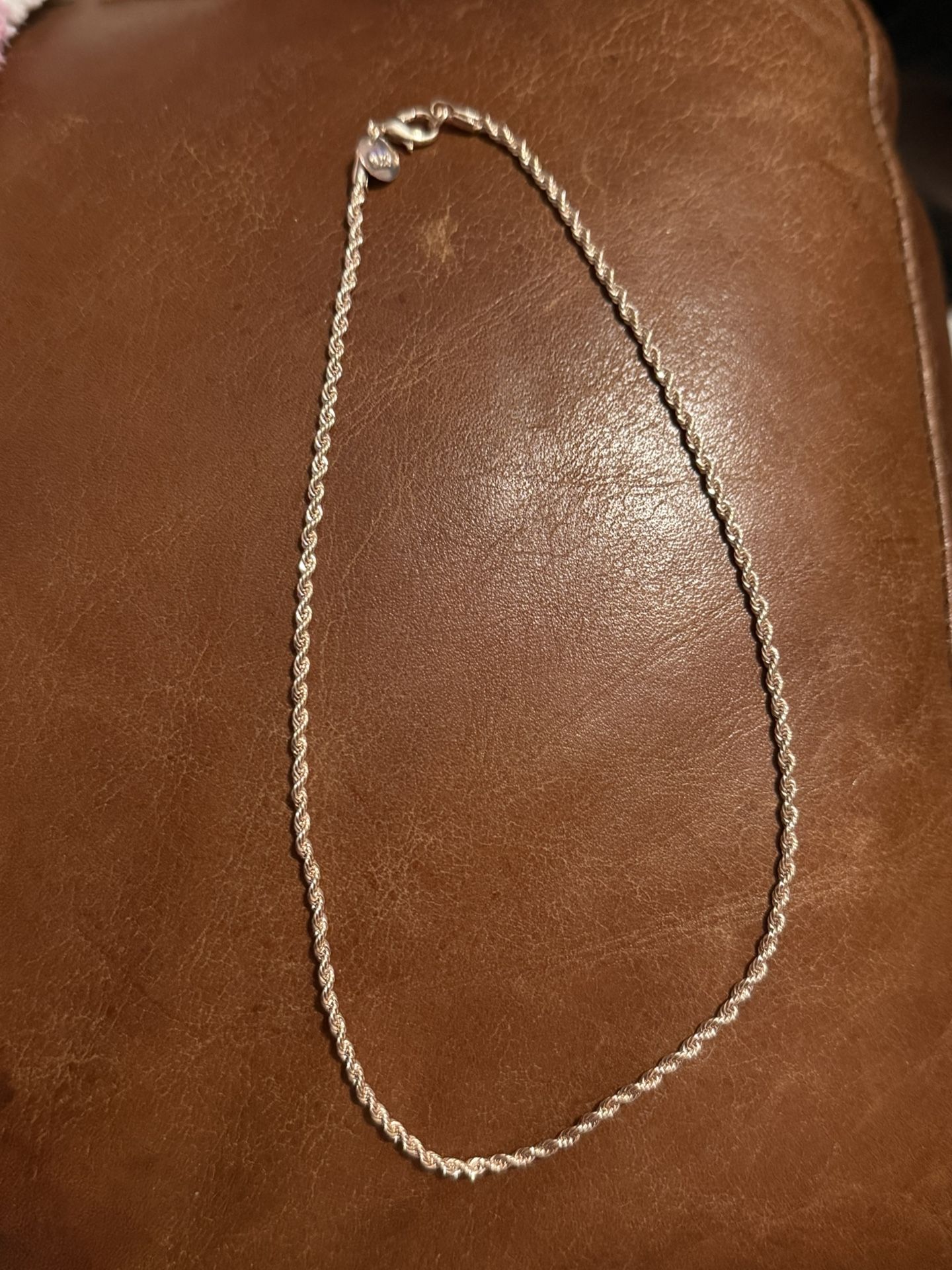 16” Gold Plated Rope Necklace