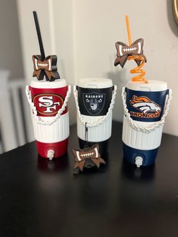 Get your custom made 3-D printed can holders each set includes a straw with the topper or a can opener you choose.