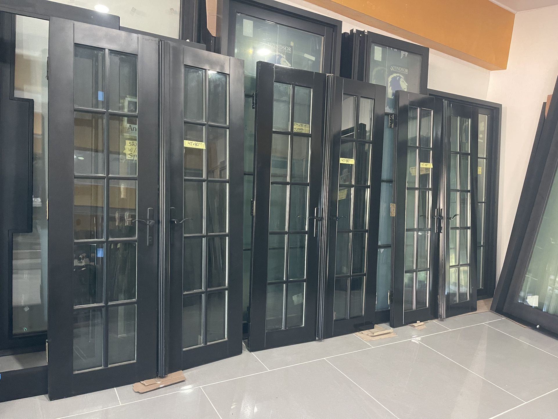 3-French Glass Doors 47x82