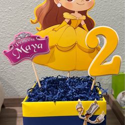 Disney princess birthday party centerpieces