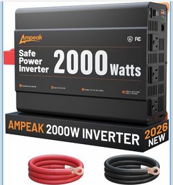 Ampeak 2000W Safe Power Inverter