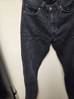 Vintage Versace Couture Jeans Black made in Italy size 33x47