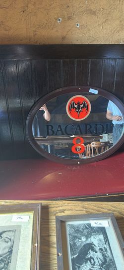 Bacardi 8 Bar Mirror