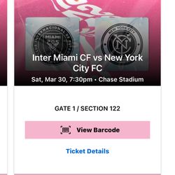 Inter Miami Tickets!!