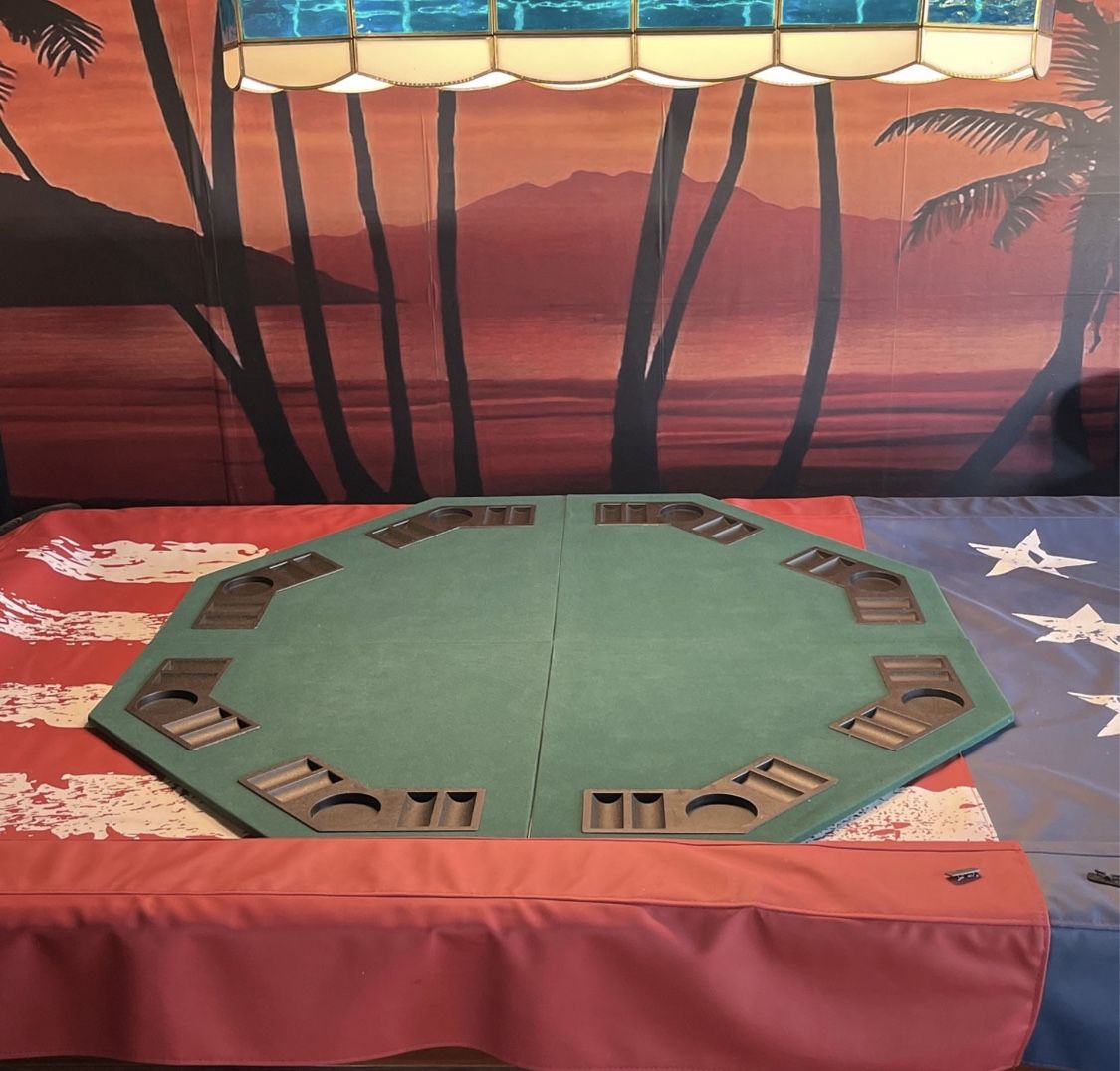 Large Poker Table Folding Portable