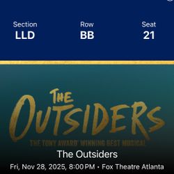 Outsiders Musical at the Fox