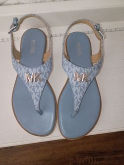 Michael Kors MK Logo Thong Sandals