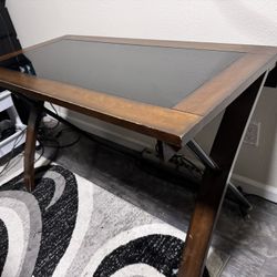 Glass Top Wooden desk