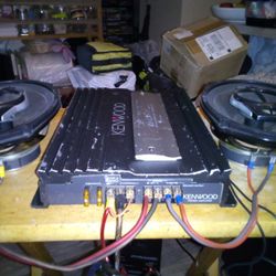 Kenwood KAC-7285 Stereo/Bridgeable Amplifier 600 Watts Maximum Power 2 Channel MOSFET Made In Mexico 