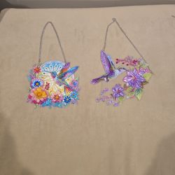 Hanging Hummingbird Diamond Art
