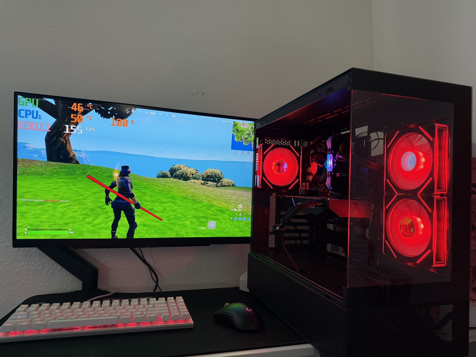 Black Gaming Pc Computer Desktop RTX