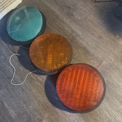 Traffic lights for man cave
