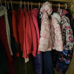 4T GIRLS JACKETS, SWEATERS & SNOW SUITS