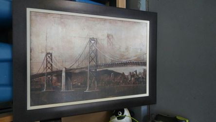 Golden gate bridge picture decor