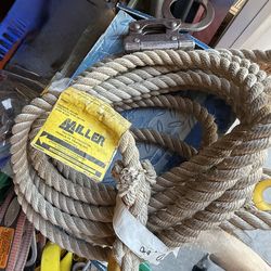 Klein safety belt/DBI SALA chain rebar assembly / Miller hand rope grab