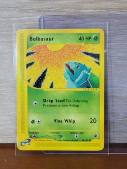 2002 Pokémon Expedition Base Set Bulbasaur (#95/165)