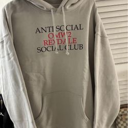 Men's Anti Social Club Rexdale Hoodie Size XXL New Without Tags