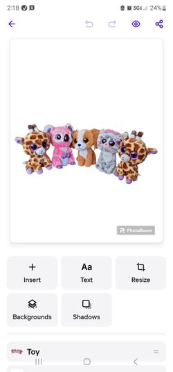 Ty Beanie Boos Lot Of 5 @ $20