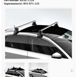Audi Carrier Bars/ Cargo All Weather Mat