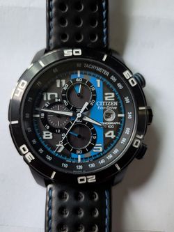 Men's Citizen Eco-Drive 44mm Chronograph Tachymeter Watch