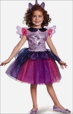 Disguise Twilight Sparkle Tutu Deluxe My Little Pony Costume, Small/4-6X , Purple Worn Once