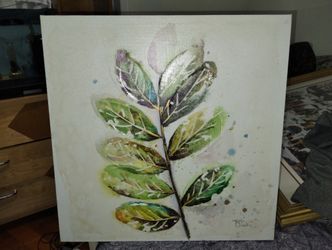 Beautiful Flower Oil Canvas Painting By Patricia Pinto 