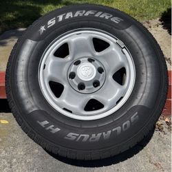 (2) 16” Toyota wheels w/tires 