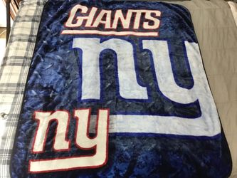 New York Giants Fleece Throw(free Local Delivery)