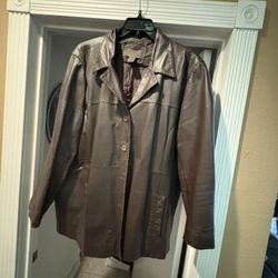 Plus size Women’s Leather Jacket