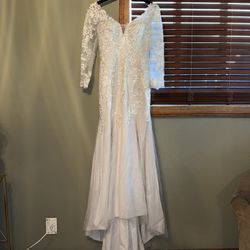 Elegant Sheath V neck long sleeve Mother Of The bride Dress