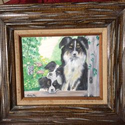 CANVAS OIL PAINTING  FRAMED