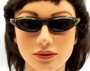 Vintage Milappe Wink De Luxe Cateye Sunglasses Frame Franse 44X20 Temple 135mm