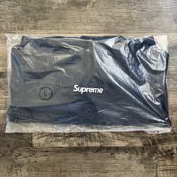 Supreme FW24 Navy Box Logo Hooded Sweatshirt Size Large 