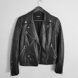 Express Leather Jacket Size Small