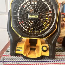 Dewalt Fan Hybrid Can Be Used With Battery Or Electric Cord 