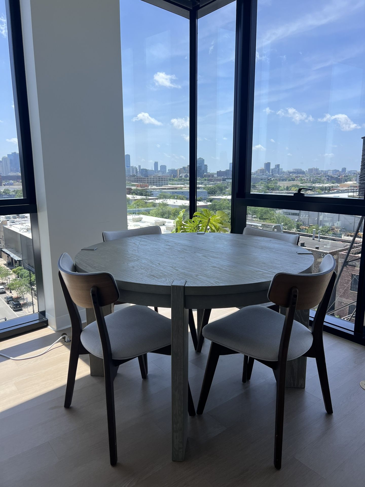 Crate & Barrel Extendable Dining Table