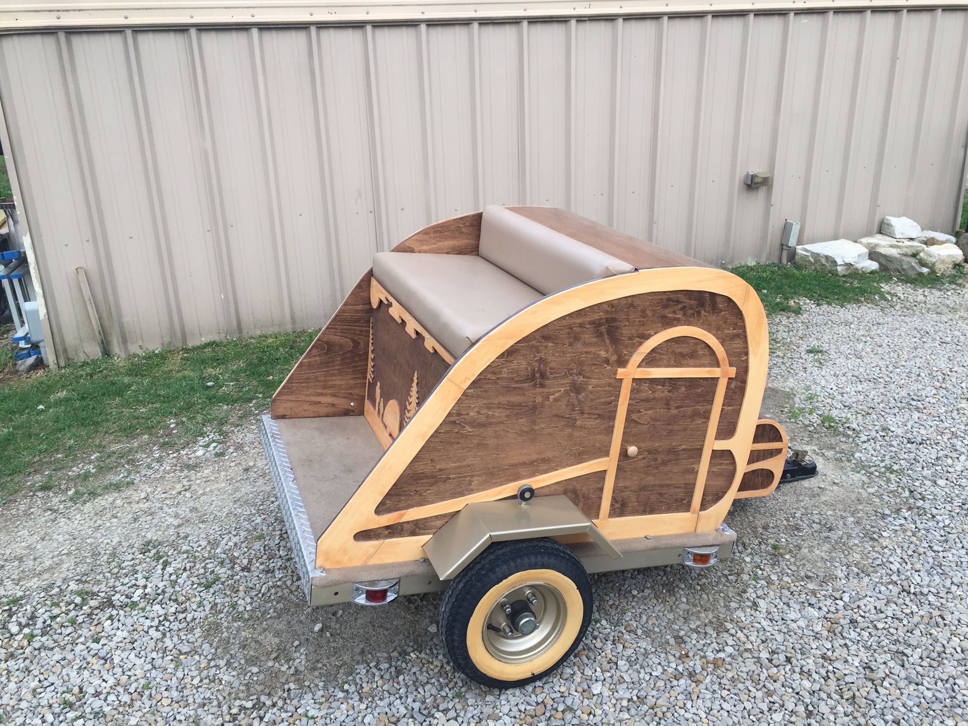 Photo Custom trailer for Golf Cart or Motorcycle