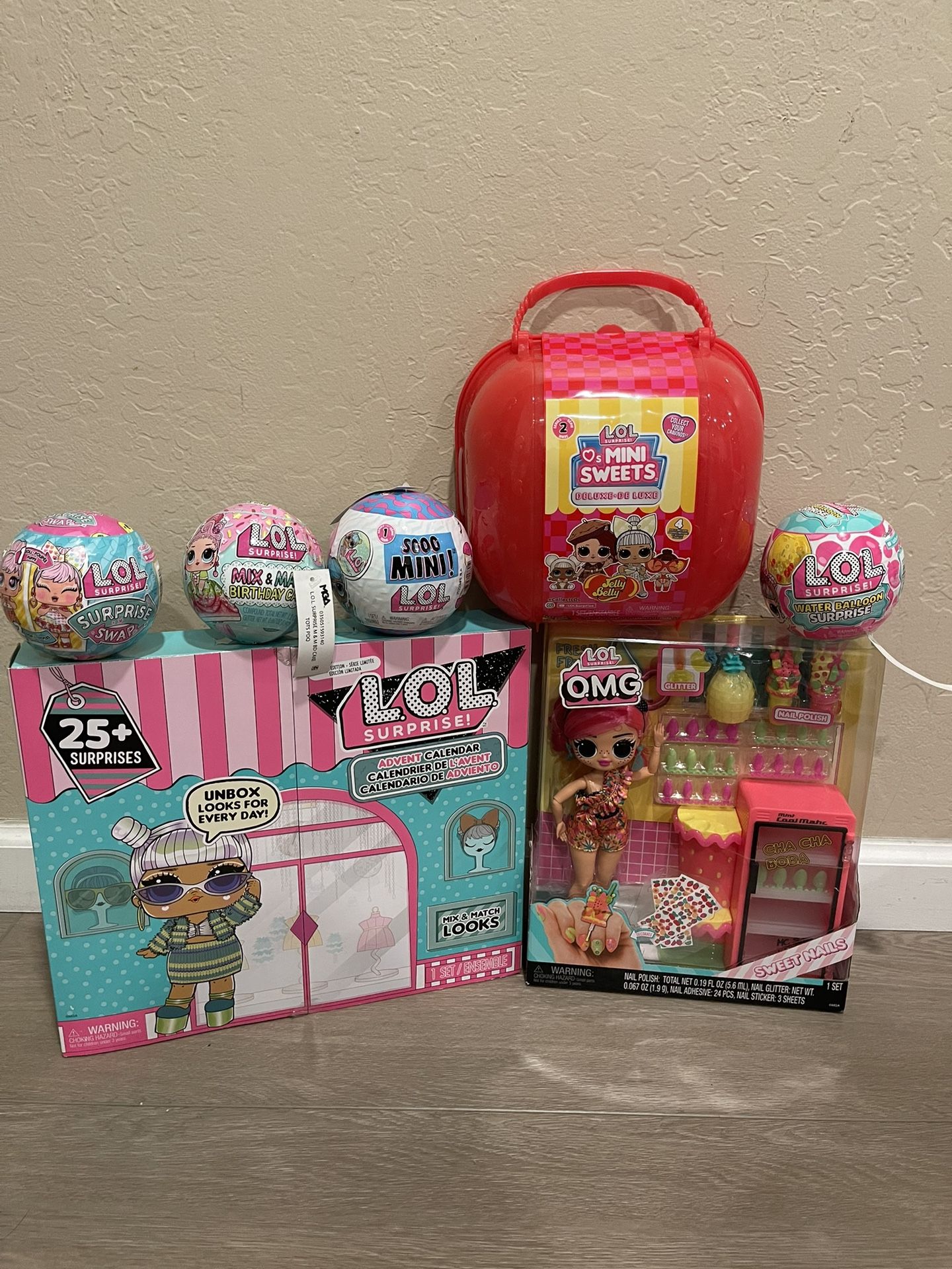 LOL OMG Surprise Girl’s Christmas Toy Bundle (7 Items)