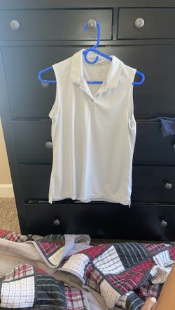 Nike Women’s Sleeveless Grey Golf Polo Size Medium 