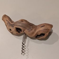 Vintage Cork Screw Grapevine Wooden 