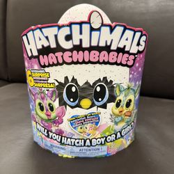 Hatchimals Hatchibabies Interactive Pet Baby Egg NEW IN BOX Sealed Toy
