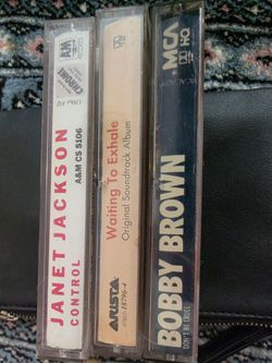 Four Cassette Tapes, Janet Jackson, Bobby Brown, Waiting to Exhale and Gregory Abbott